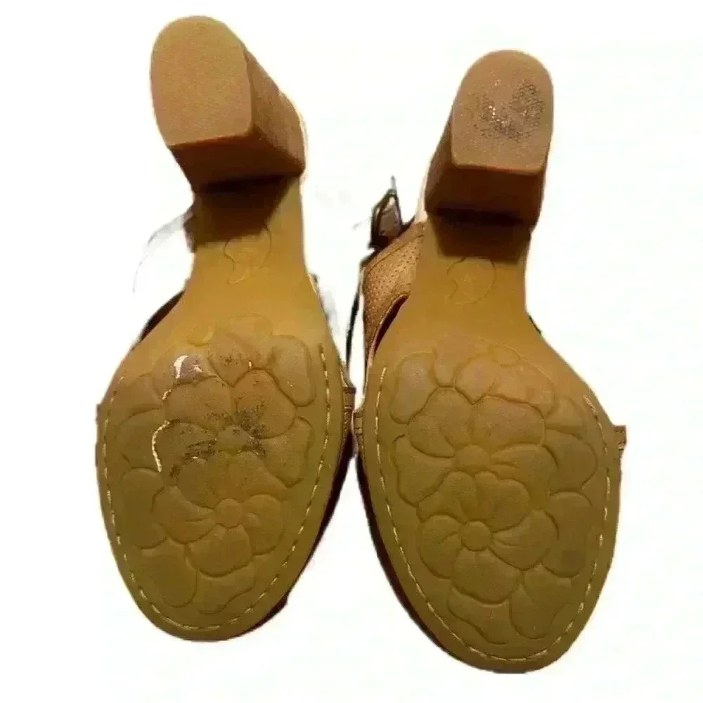 Born Women’s Shoes 7 M Sutra Perf Brown Heel